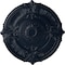 Ekena Millwork Attica Ceiling Medallion (Fits Canopies up to 3 3/4"), 39 1/2"OD x 2 1/2"P, Midnight Dream CM39ATMDF - alternate 1